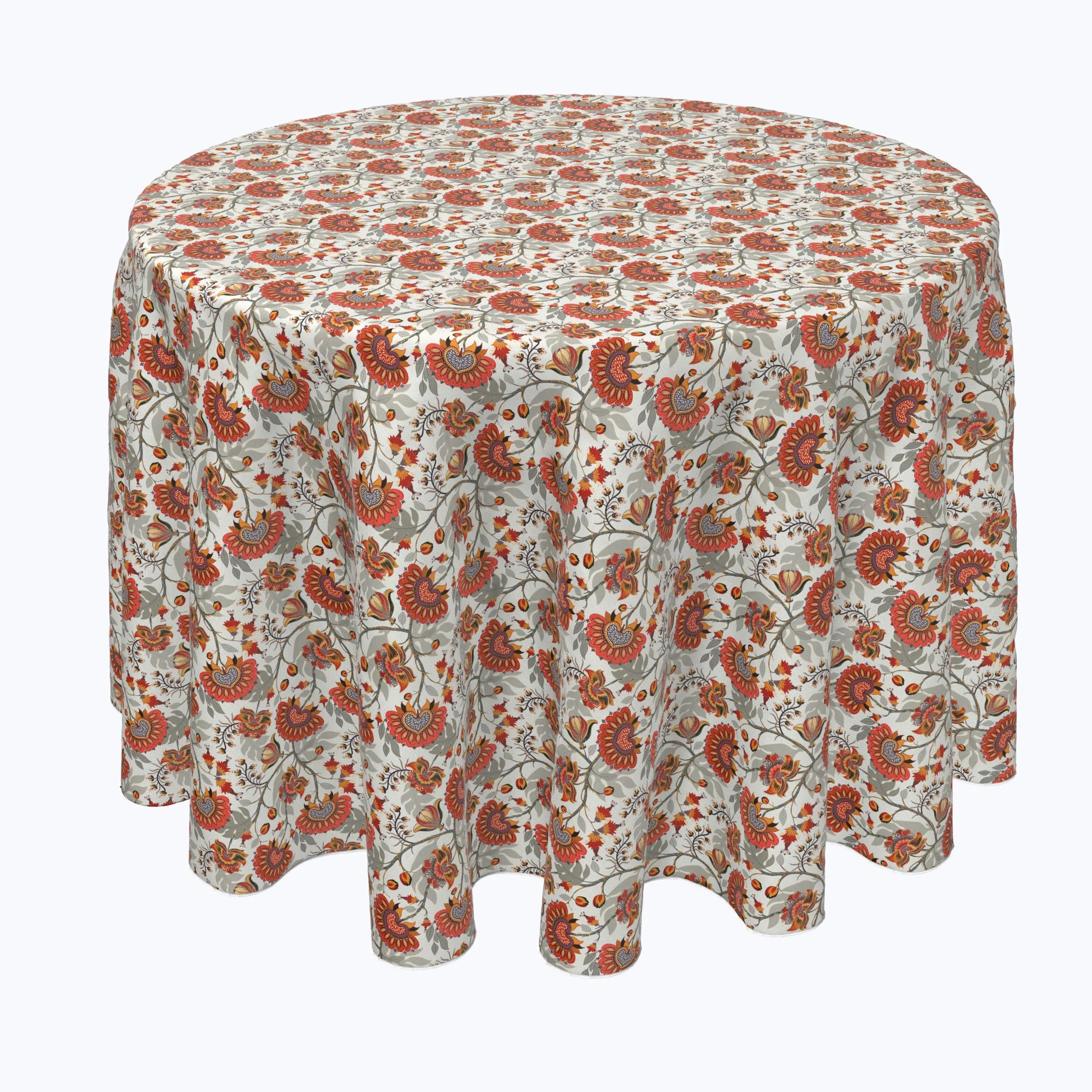 Autumn Paisley Rounds