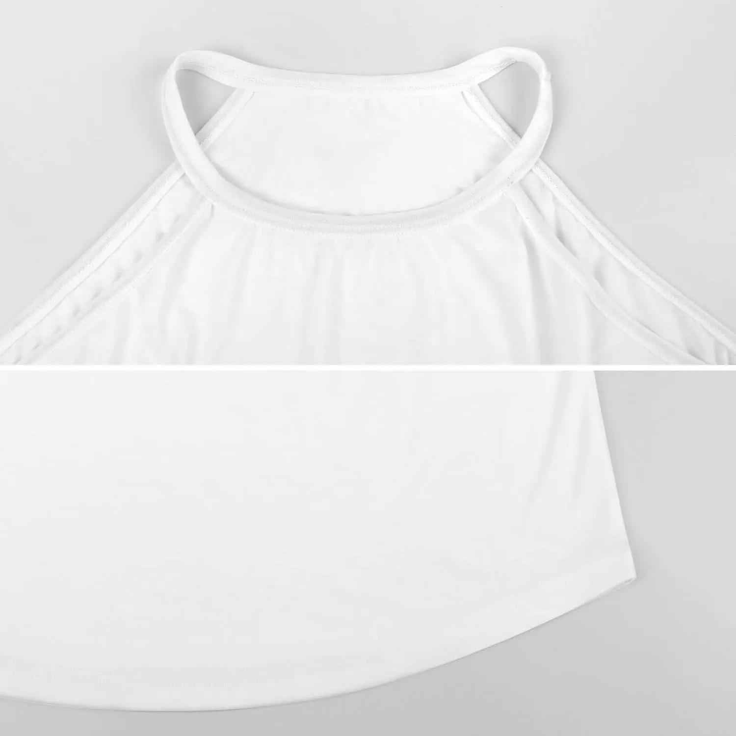 Custom Crop Tank Top Slim Fit Personalized Face on Sleeveless Cami Shirts Crew Neck for Women Wife Girlfriend Gifts
