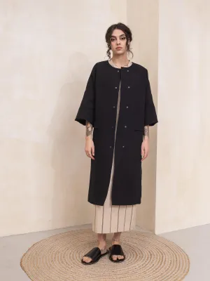 Florence Collarless Coat