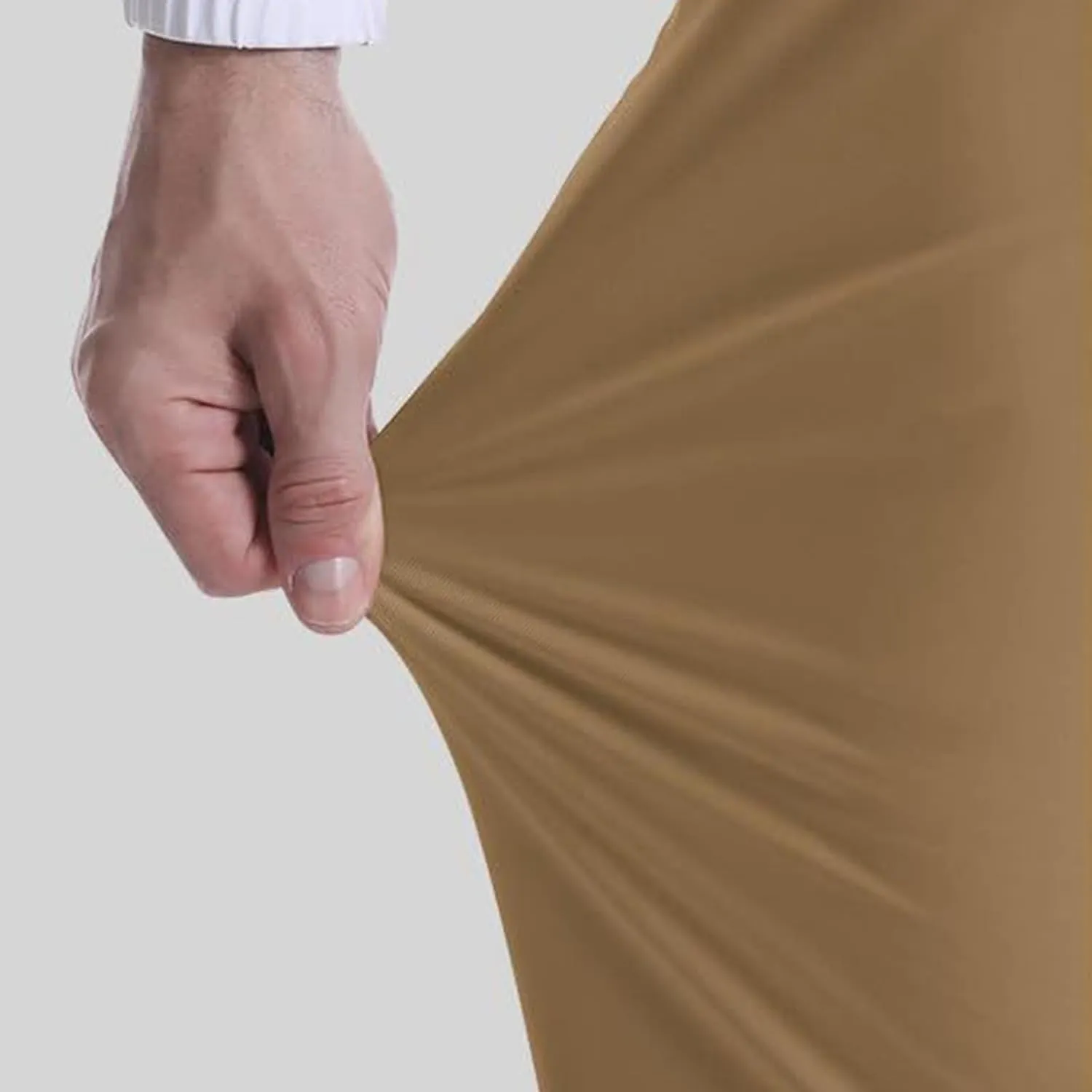 Golf Joggers Stretch Pants Men Slim Fit Baggy Casual Tapered Pants with Pockets Zipper Work Athletic Joggers Trousers