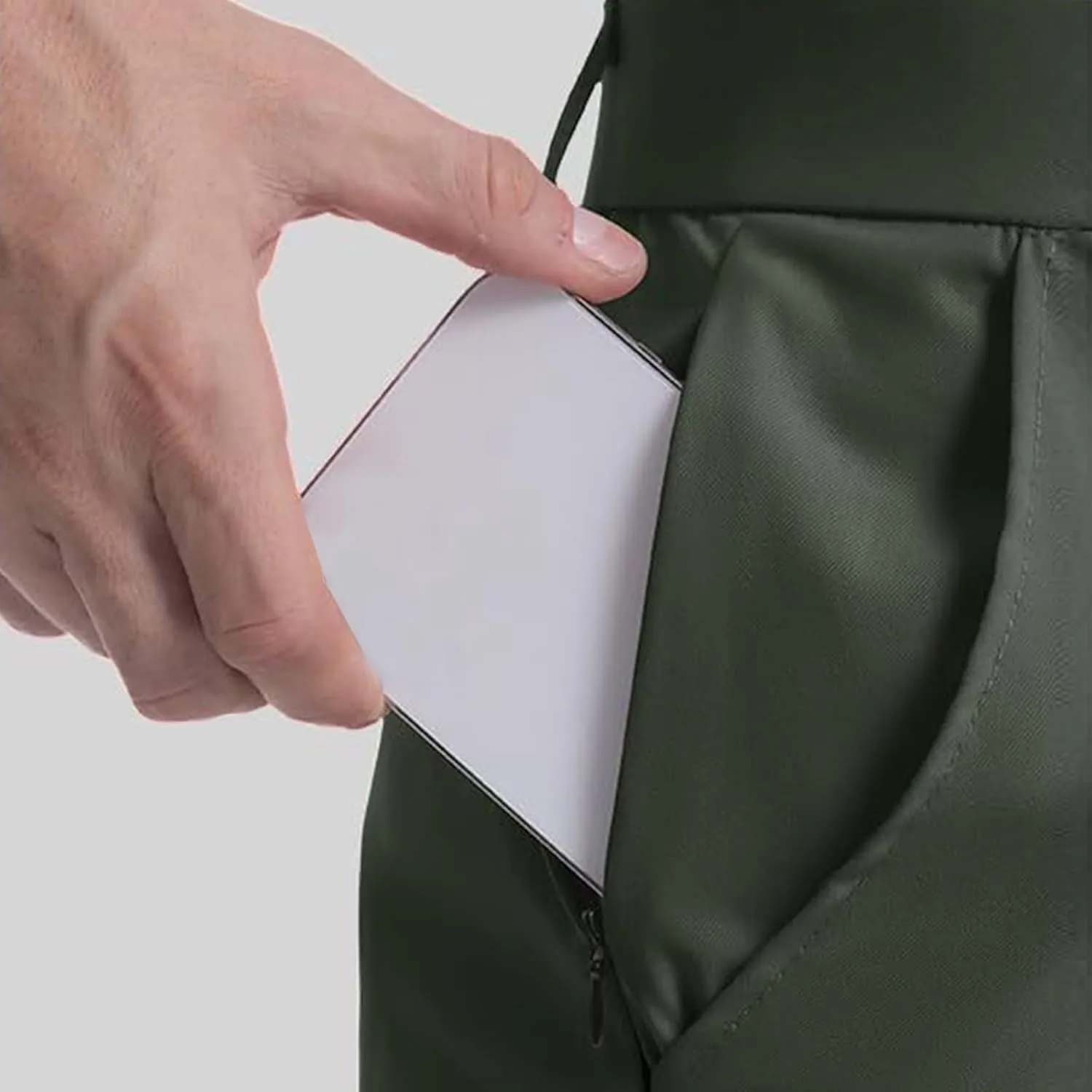 Golf Joggers Stretch Pants Men Slim Fit Baggy Casual Tapered Pants with Pockets Zipper Work Athletic Joggers Trousers