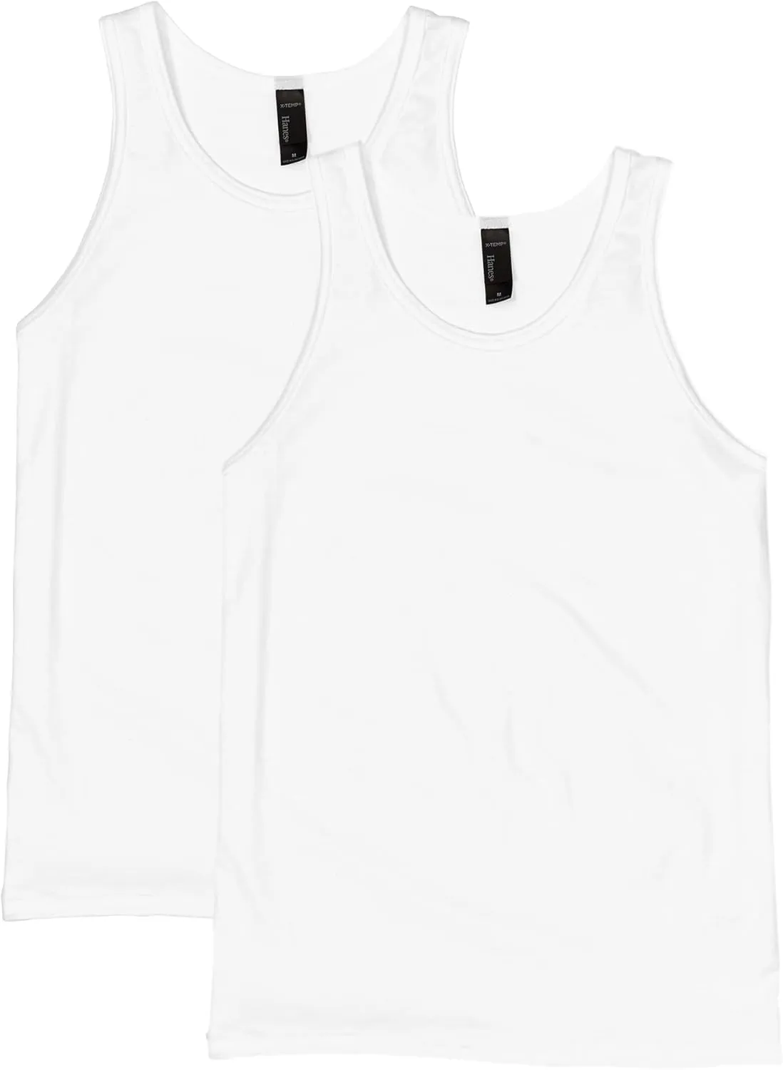 Hanes Mens Performance Tank, X-Temp Moisture-Wicking Tank Top, Solid Colors, 2-Pack