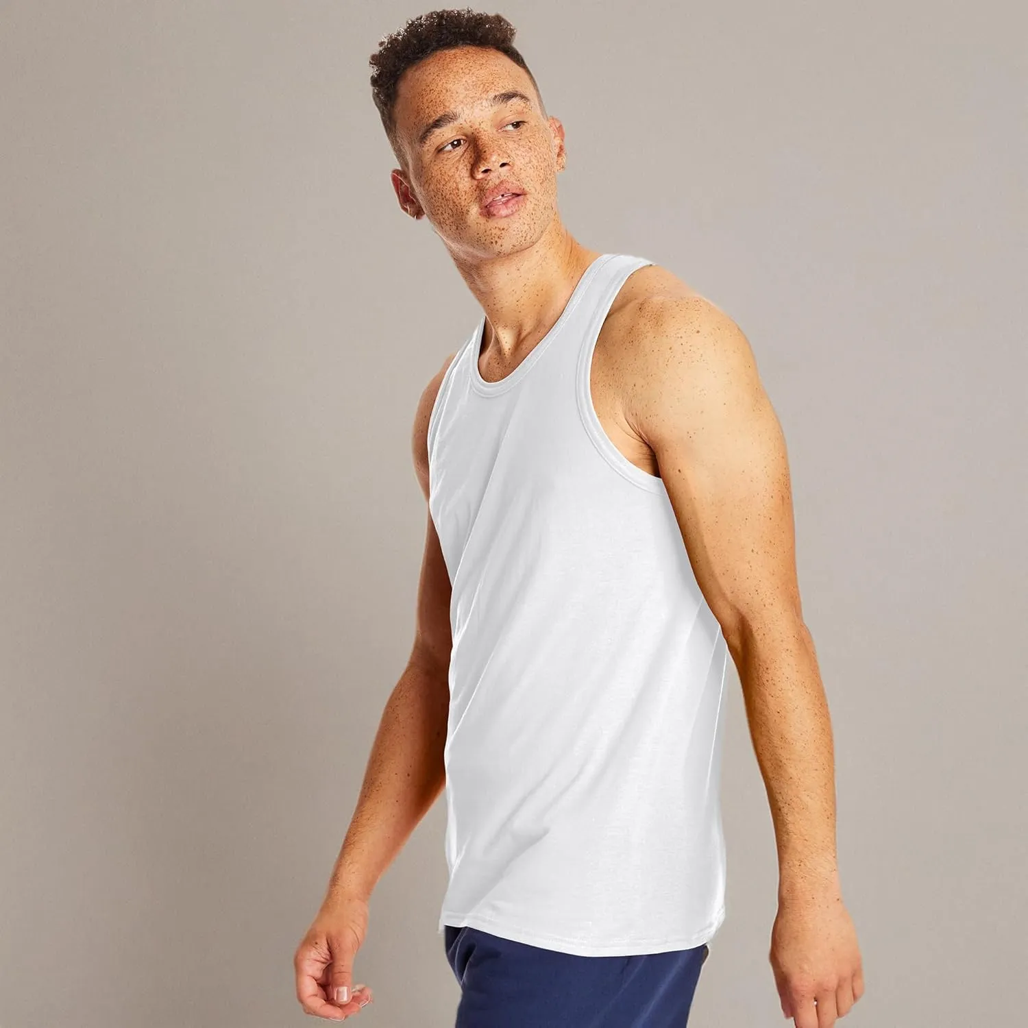 Hanes Mens Performance Tank, X-Temp Moisture-Wicking Tank Top, Solid Colors, 2-Pack