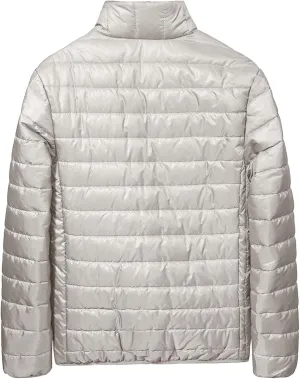 Men's Puffer Jacket Lightweight Packable Down Coat Zip up Insulated Jacket Stand Collar Quilted Coat Warm Winter Jacket