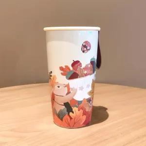 Starbucks China Autumn Leaves and Rabbit Stainless Steel Cup (Starbucks Autumn Forest Edition)