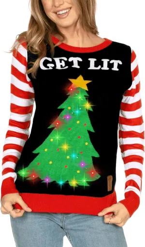 Tipsy Elves Women's Christmas Sweaters - Women's Ugly Christmas Sweaters - Embellished Winter Holiday Pullovers