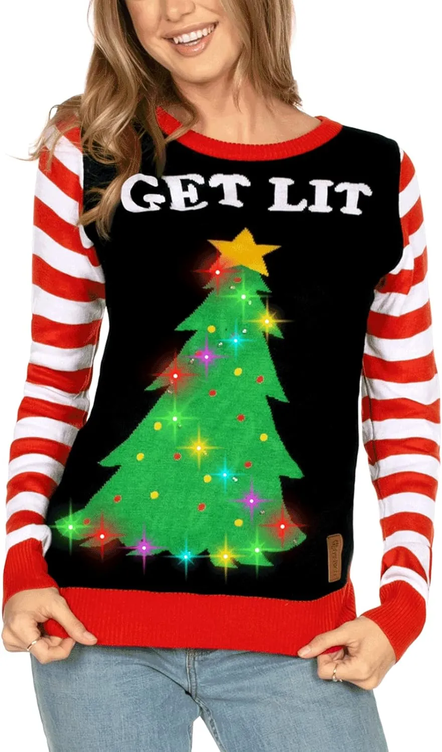 Tipsy Elves Women's Christmas Sweaters - Women's Ugly Christmas Sweaters - Embellished Winter Holiday Pullovers