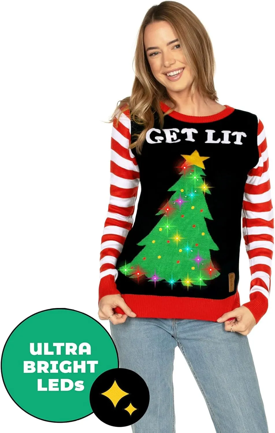 Tipsy Elves Women's Christmas Sweaters - Women's Ugly Christmas Sweaters - Embellished Winter Holiday Pullovers