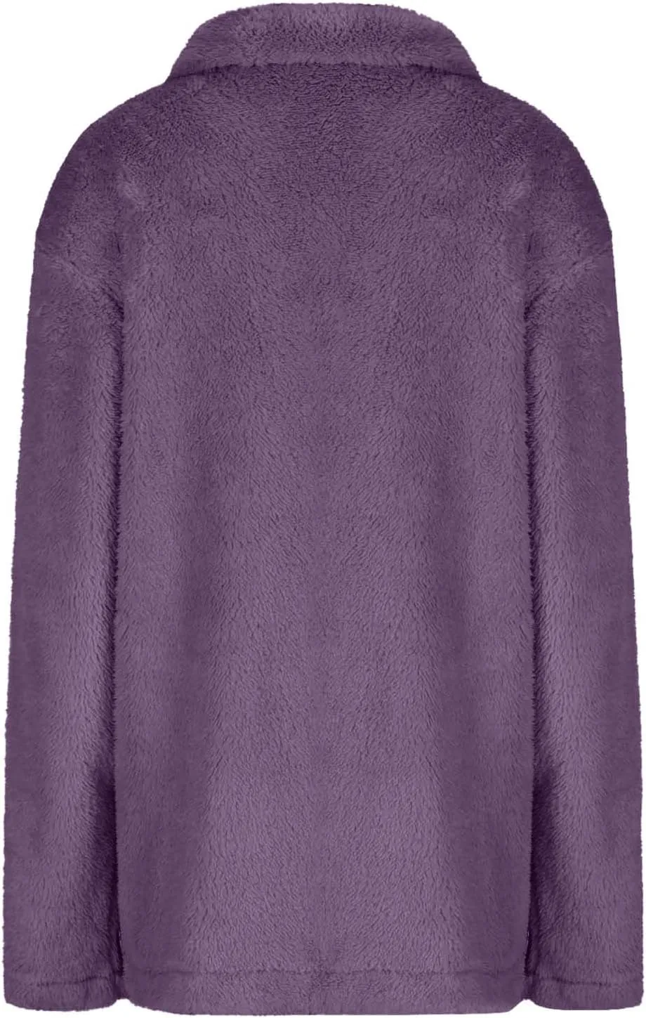 Women's Winter Faux Fuzzy Jacket Oversized Fleece Hooded Long Sleeve Coat Teddy Coat With Pockets Long Winter